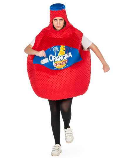 Piros orangina palack jelmez
