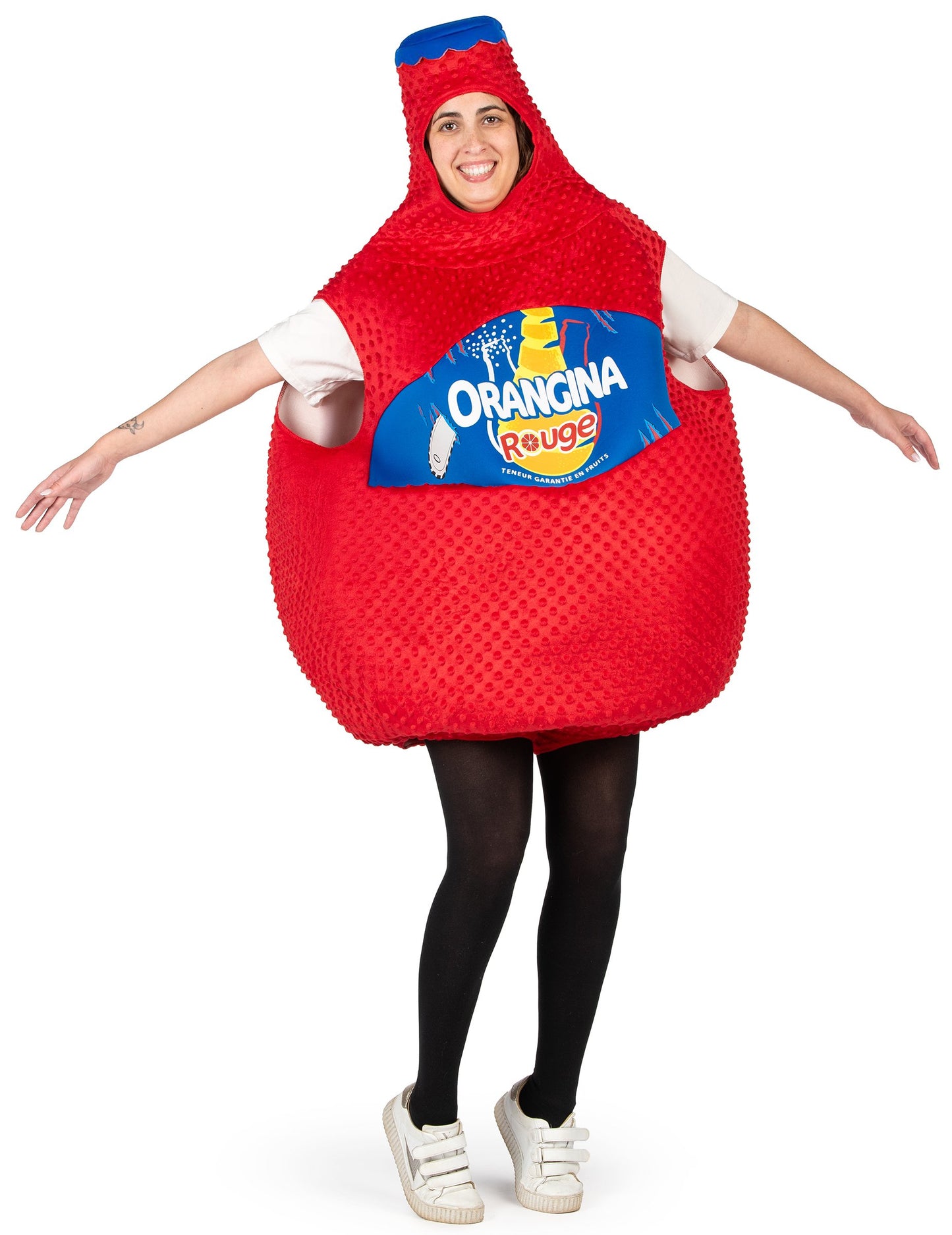 Piros orangina palack jelmez