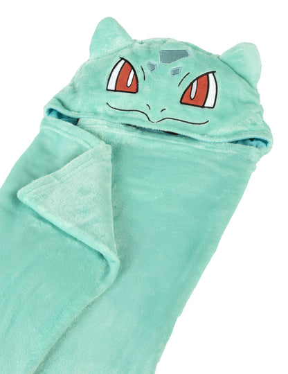 Bulbasaur jelmez, kapucnis polár pléd gyerekeknek, Pokémon™ 