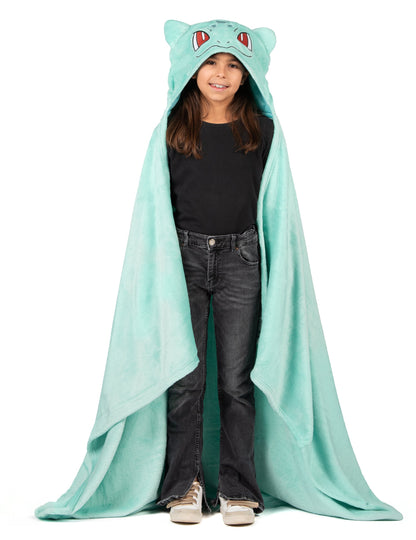 Bulbasaur jelmez, kapucnis polár pléd gyerekeknek, Pokémon™ 