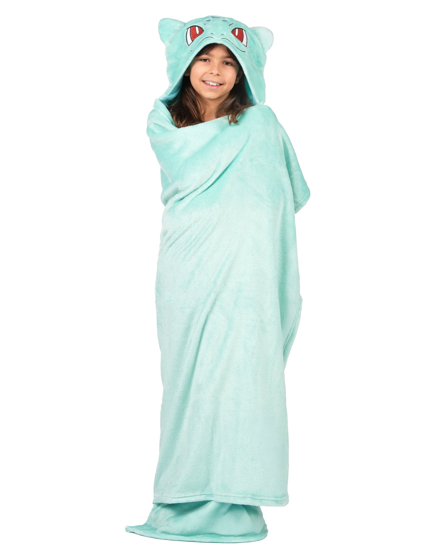 Bulbasaur jelmez, kapucnis polár pléd gyerekeknek, Pokémon™ 