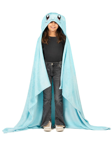 Pokémon™ Gyerek Kapucnis Squirtle Jelmez Plüss Takaró 