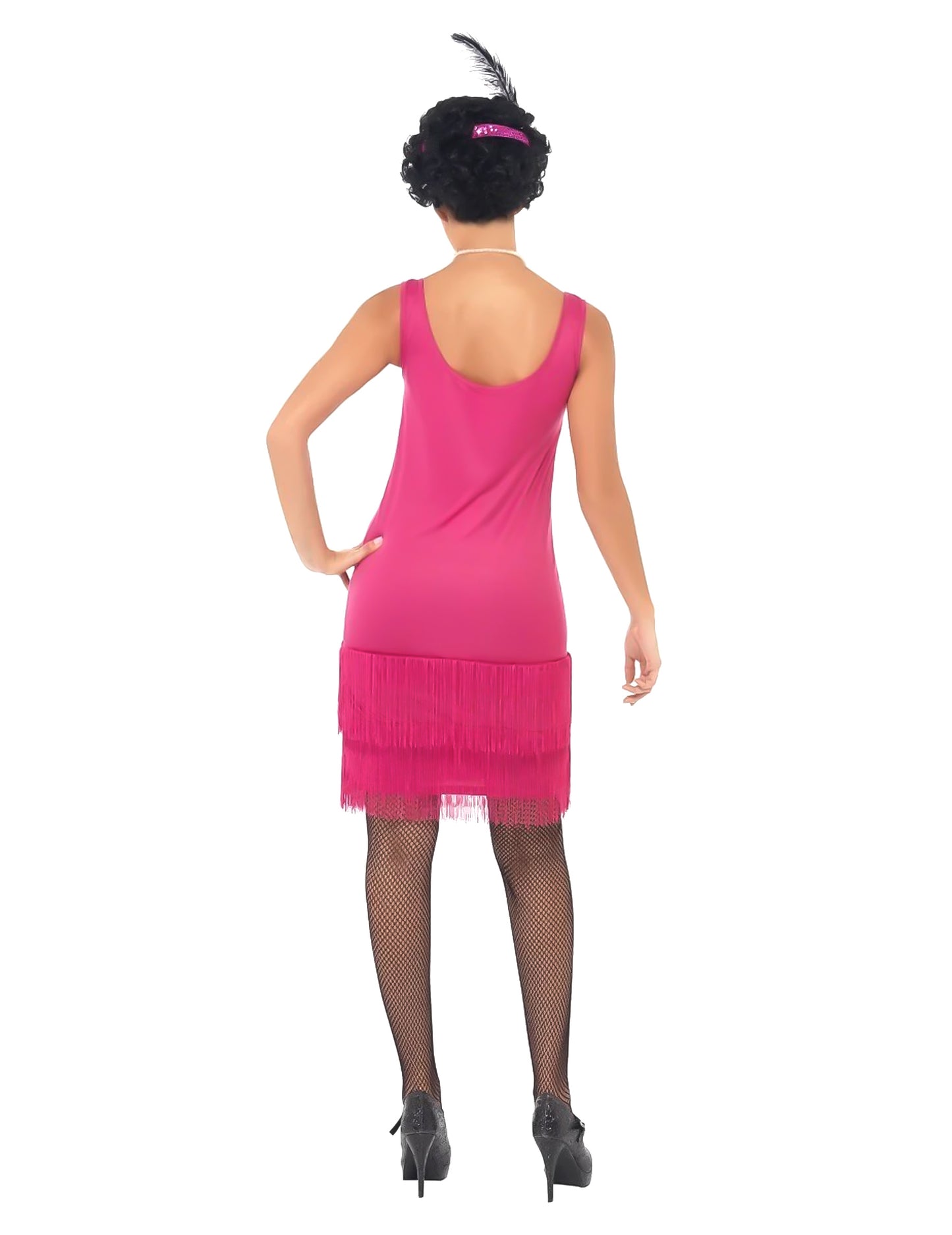 Rózsaszín nő Charleston jelmez