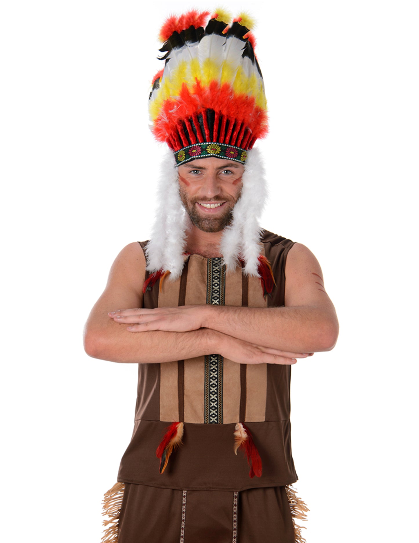 Indiai főnök álruhás ember