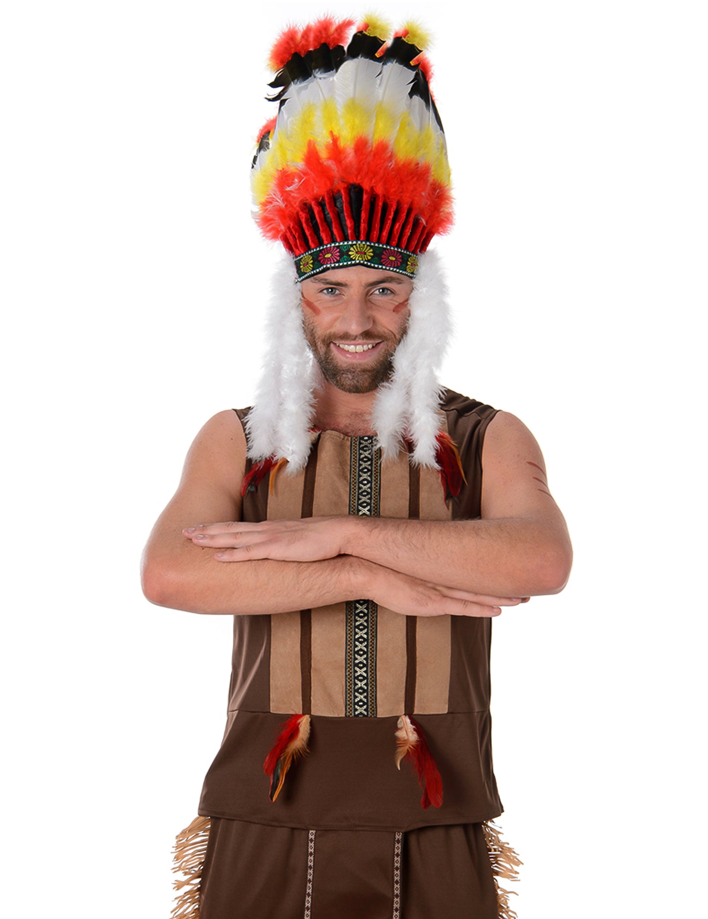 Indiai főnök álruhás ember