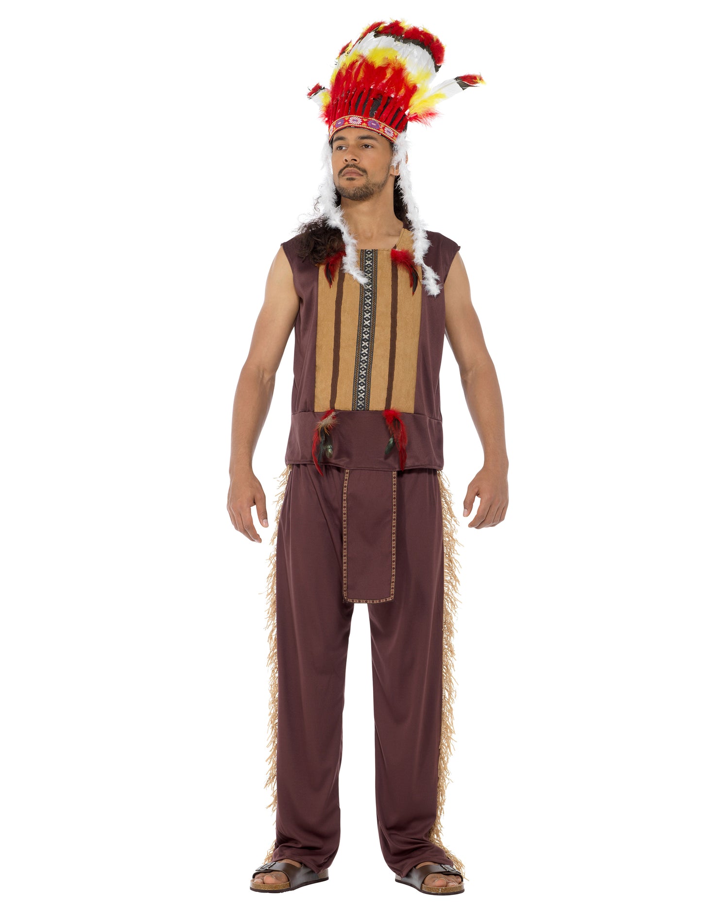 Indiai főnök álruhás ember