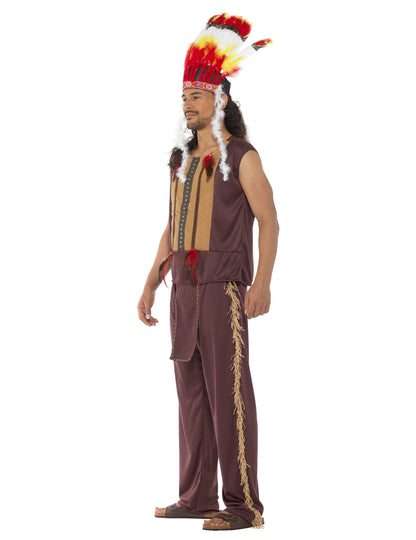 Indiai főnök álruhás ember