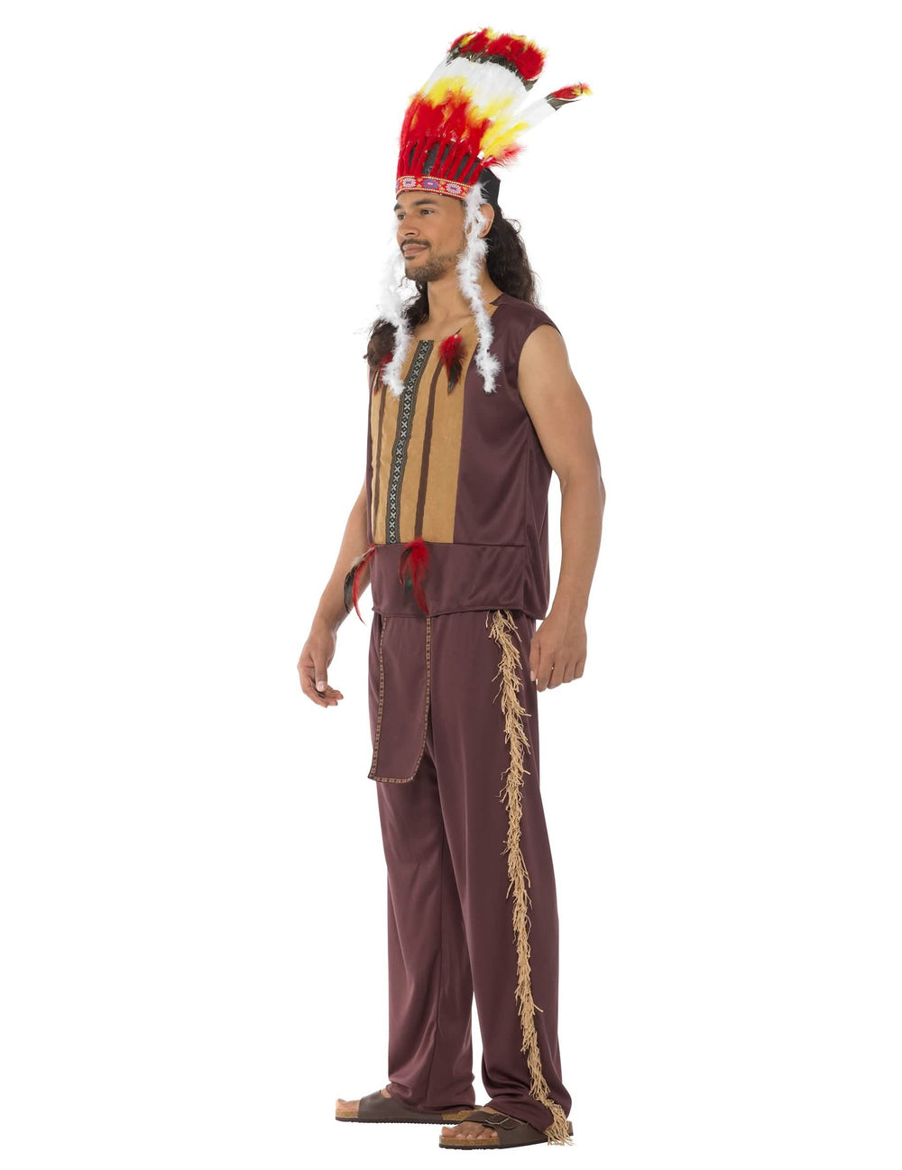 Indian főnök férfi jelmez oldalnézetben