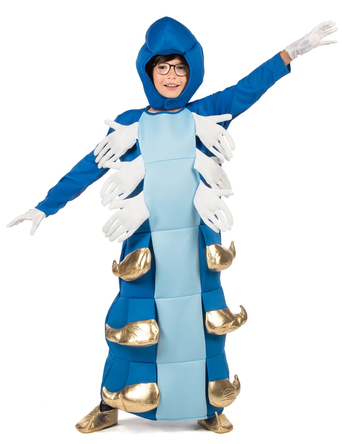 Gyermek kék hernyó jelmeze