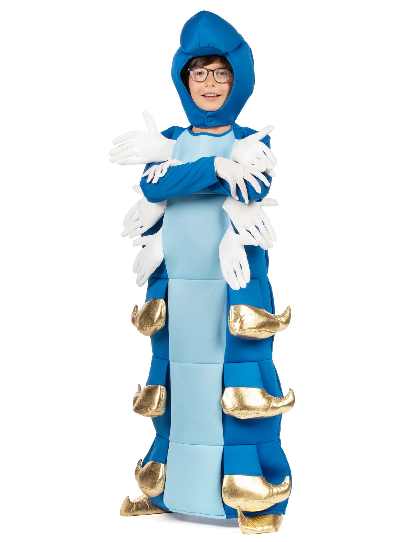 Gyermek kék hernyó jelmeze