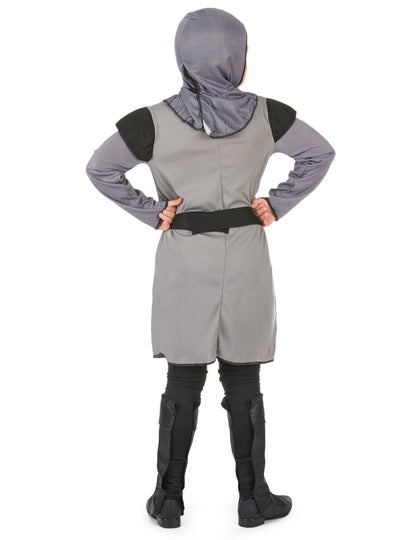 Vue de dos du déguisement de chevalier médiéval pour garçon