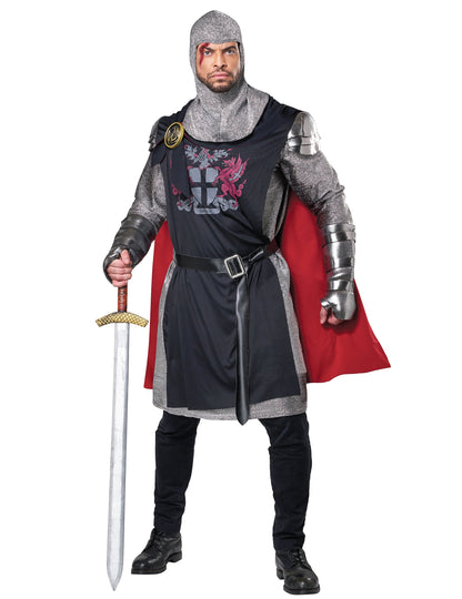 Menevális Knight álruhája a férfiak számára