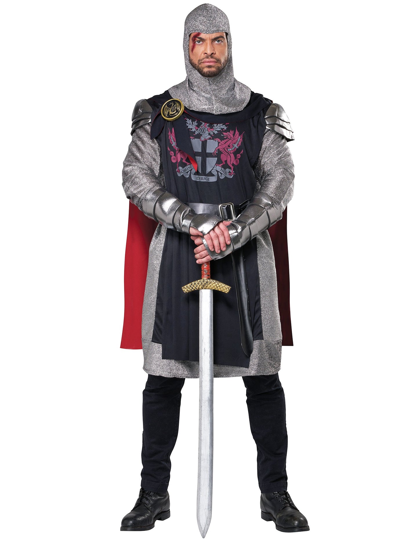 Menevális Knight álruhája a férfiak számára