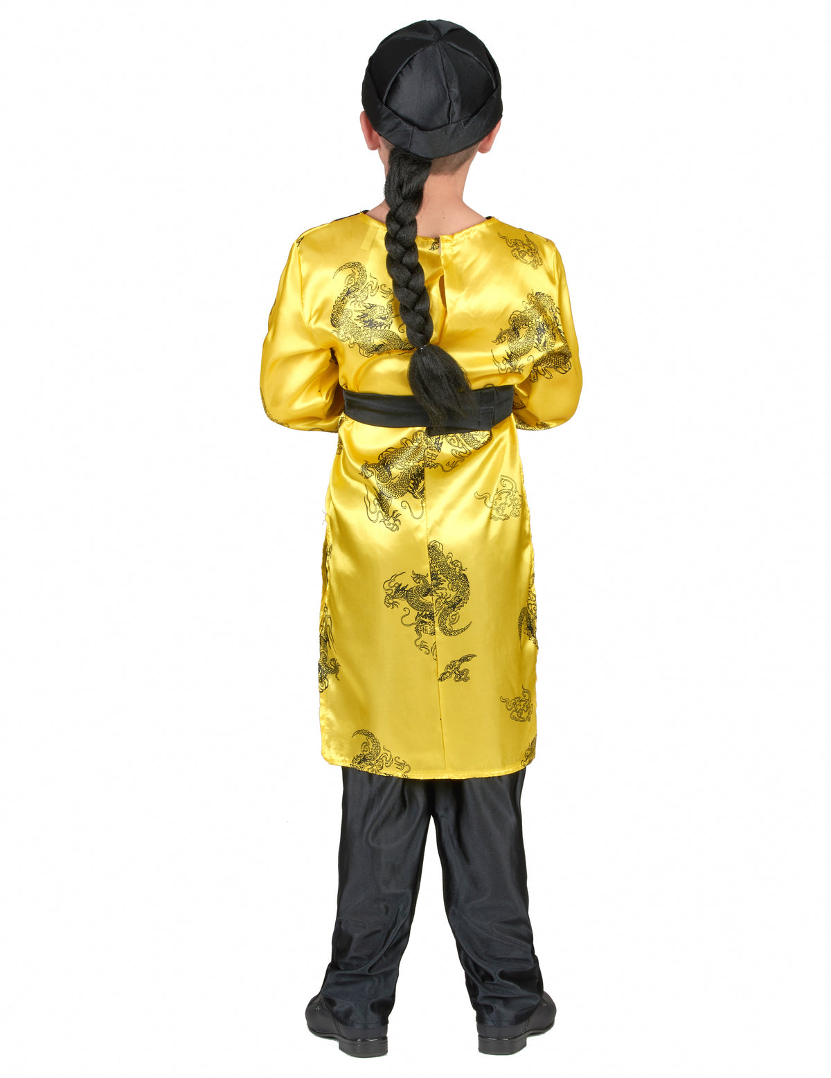 Vue de dos du déguisement chinois pour garçon