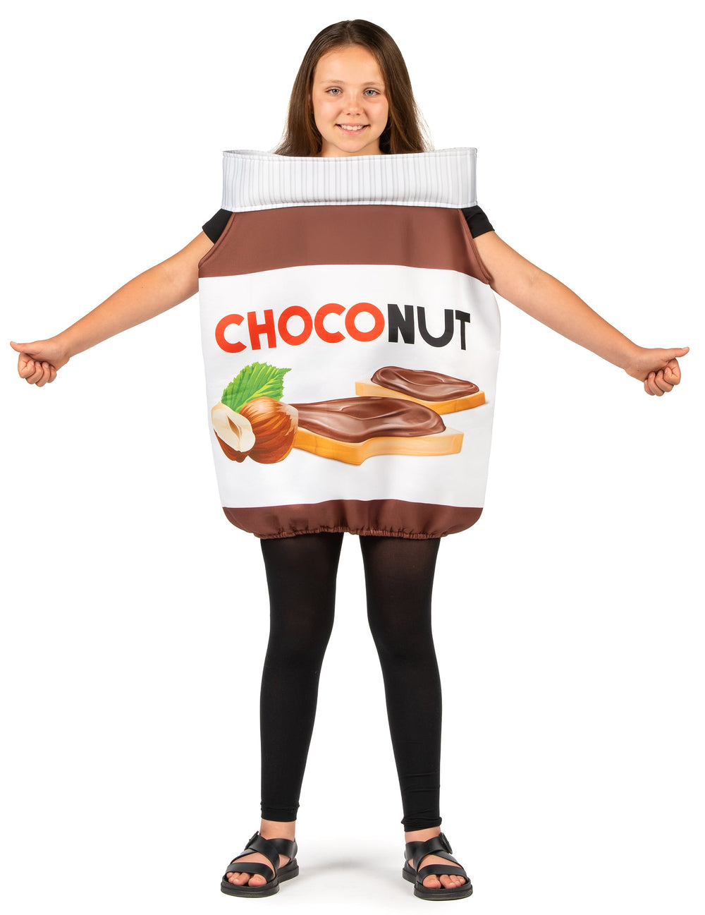 Vue de face du déguisement choconut