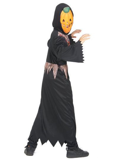 Gyerekcsontváz tök álruhában