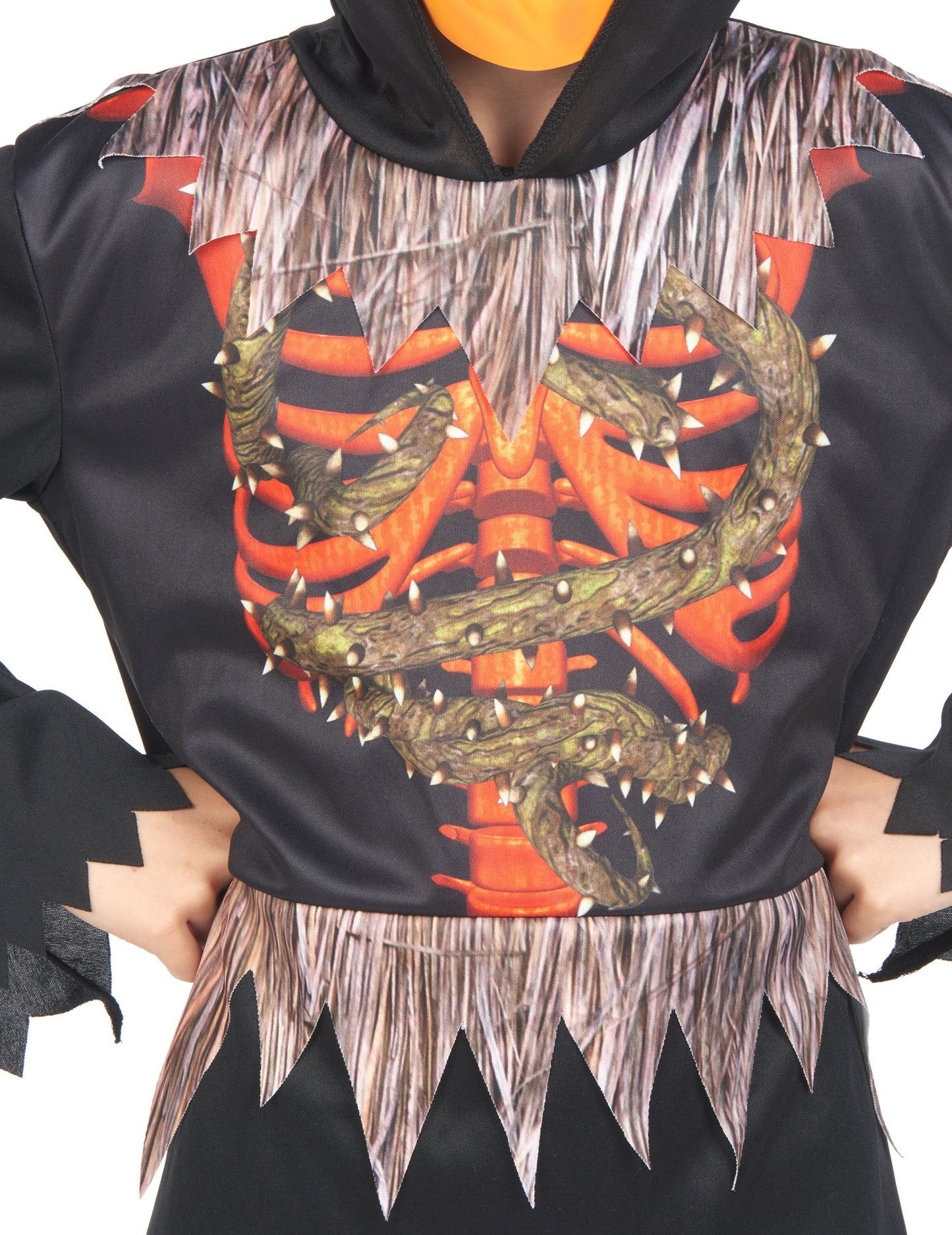 Gyerekcsontváz tök álruhában