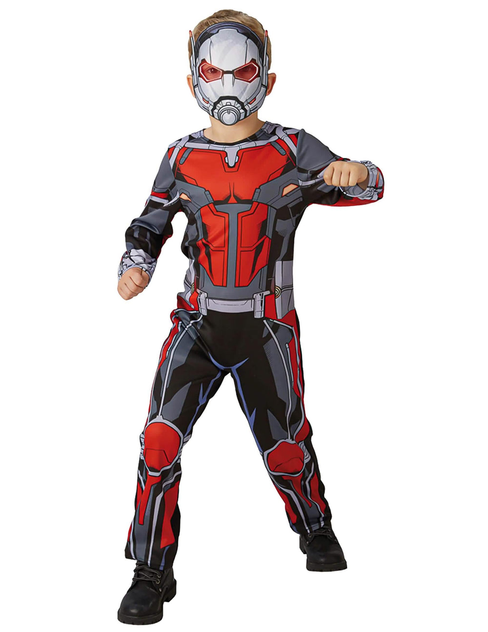 Déguisement classique Ant-Man pour enfant rouge et gris avec masque