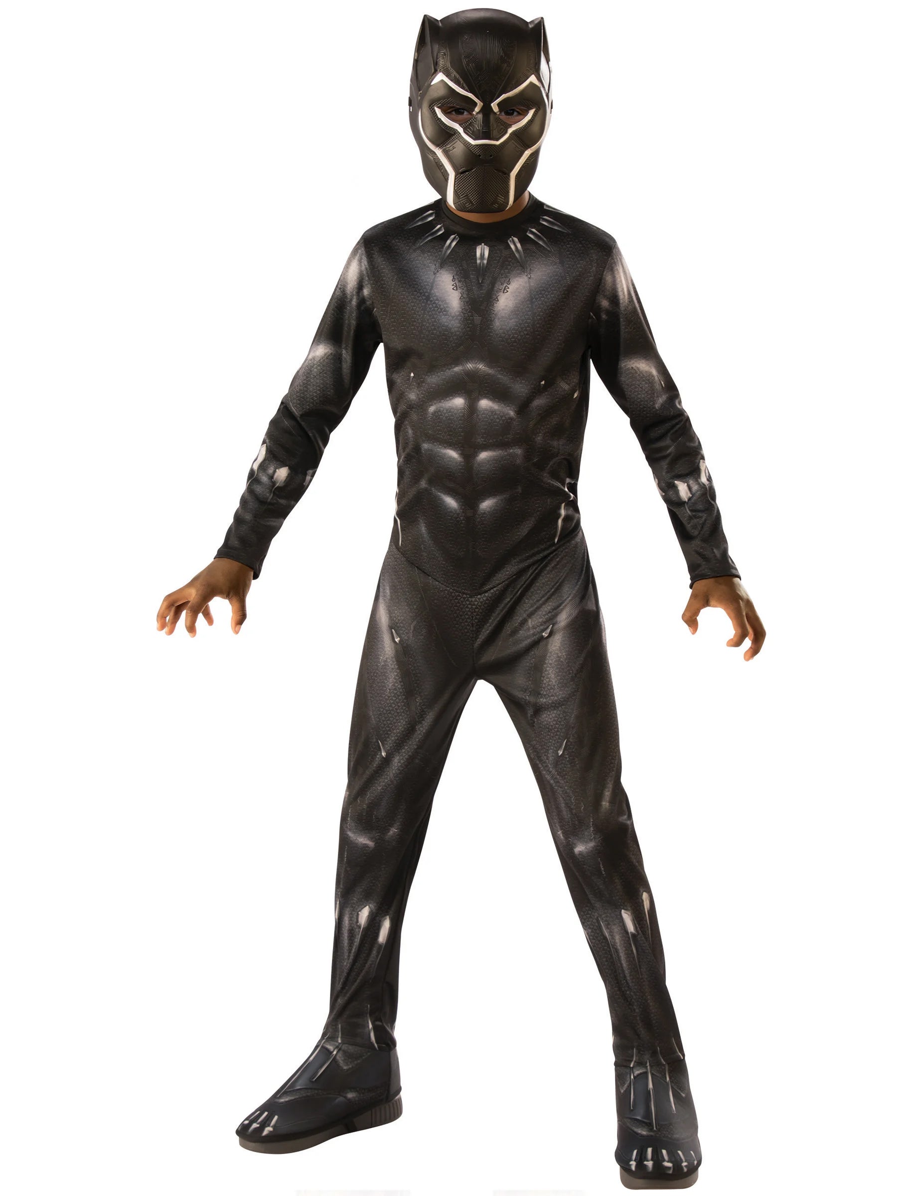Déguisement classique Black Panther Infinity War pour garçon noir avec masque