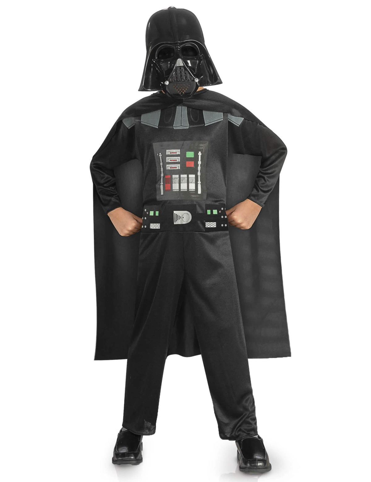 Klasszikus Star Wars™ Darth Vader jelmez fiúknak, fekete, maszkkal és köpennyel