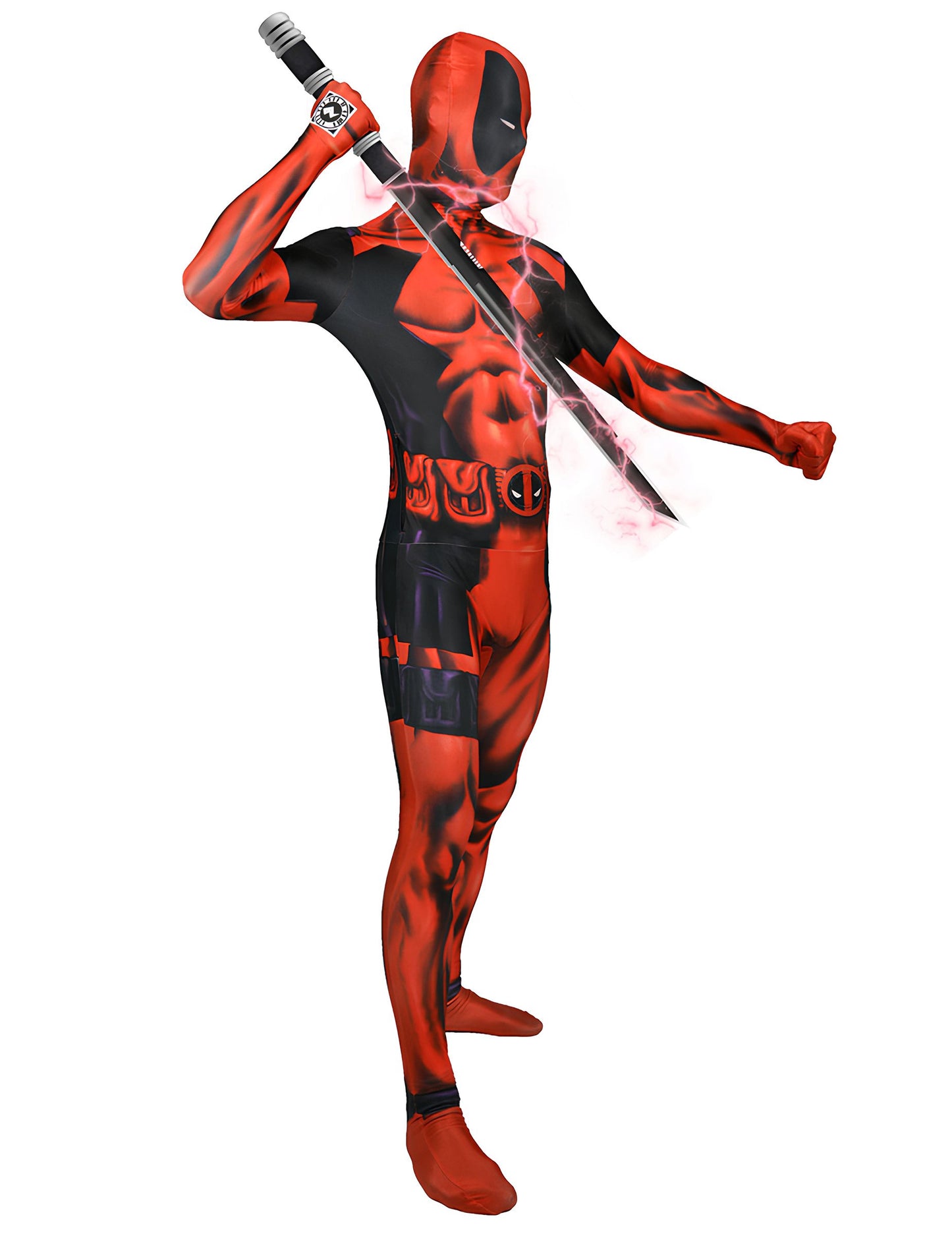 Klasszikus álruhás Deadpool felnőttkori morfuiták