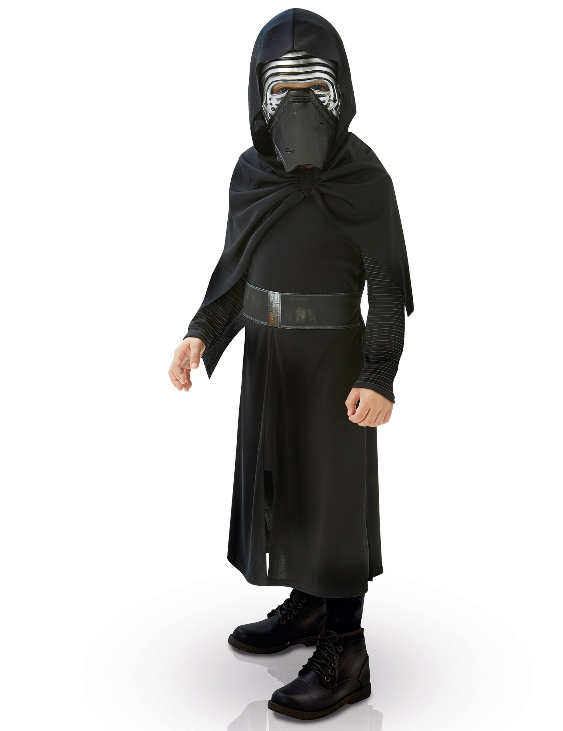 Déguisement classique Kylo Ren Star Wars VII pour enfant noir avec masque intégral