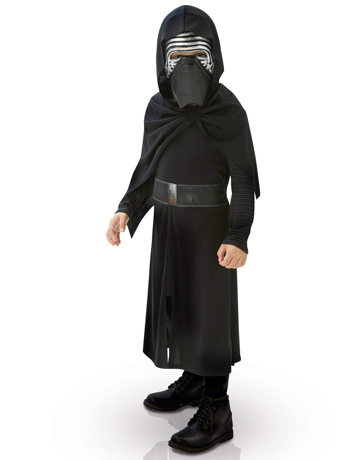 Klasszikus Kylo Ren Star Wars VII™ gyermek fekete jelmez maszkkal és kapucnival