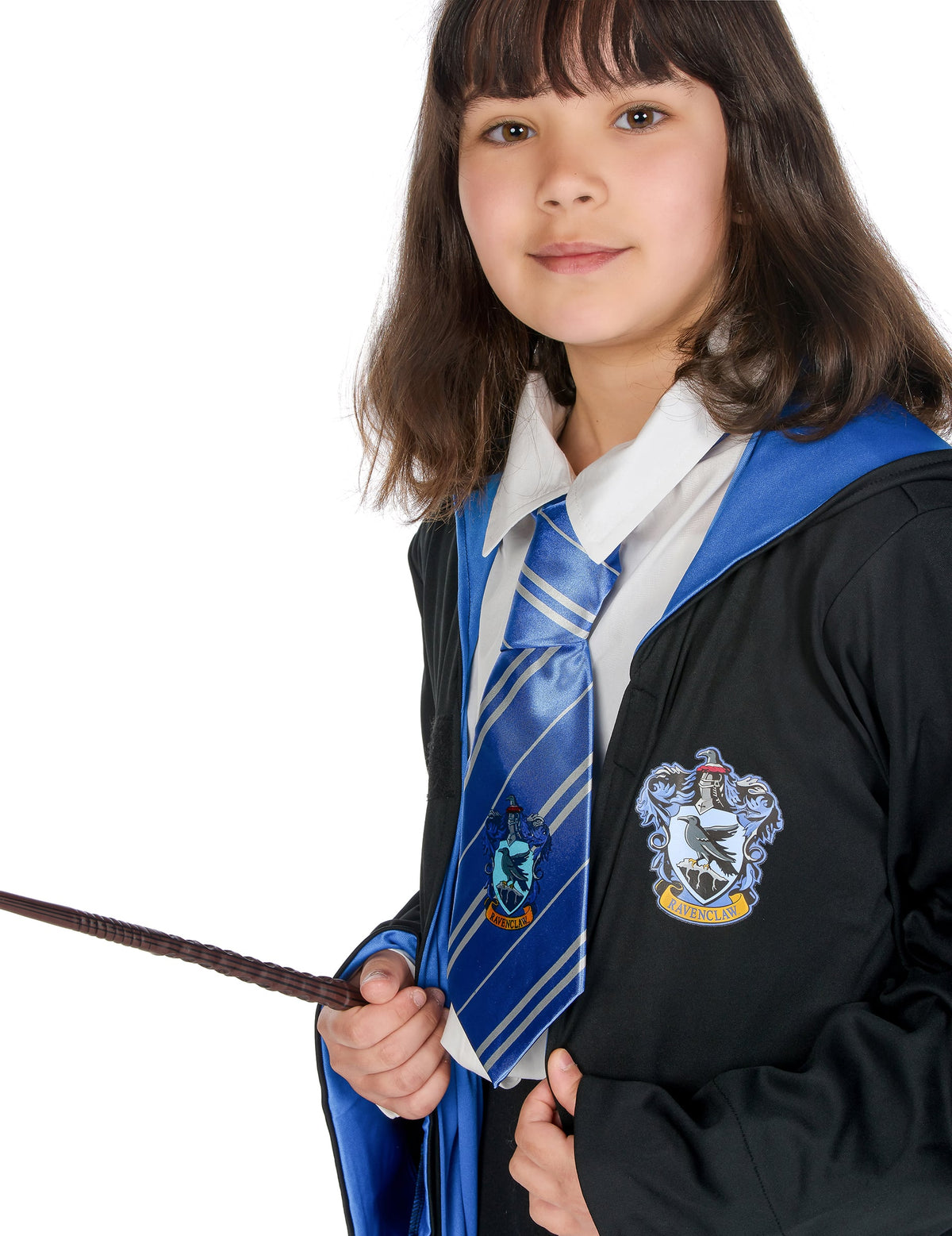 Gros plan sur la baguette magique du déguisement classique Serdaigle Harry Potter™