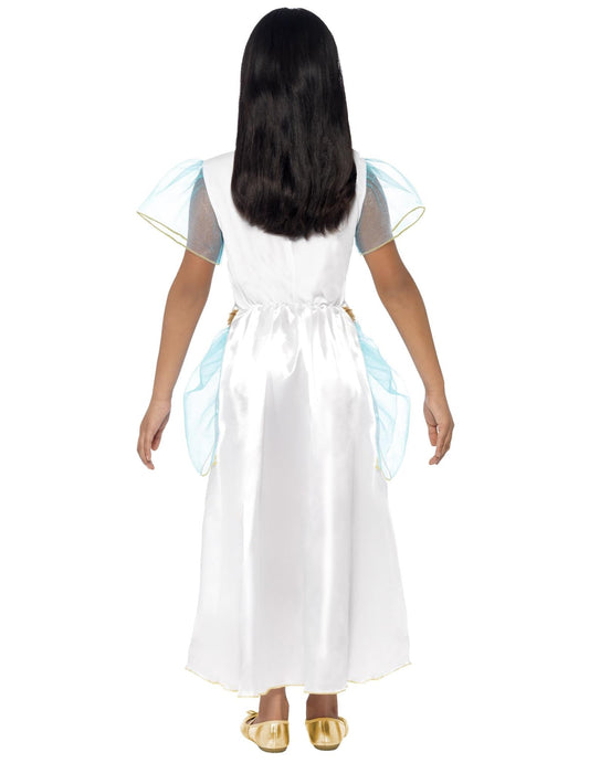 Vue de dos du déguisement Cléopâtre luxe pour fille