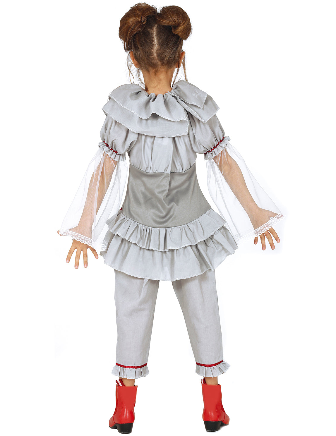 Szürke lány gyilkos bohóc álruhája