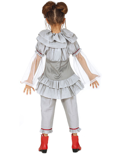 Szürke lány gyilkos bohóc álruhája