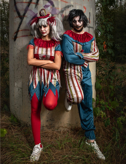 Bohóc colory bohóc halloween nő