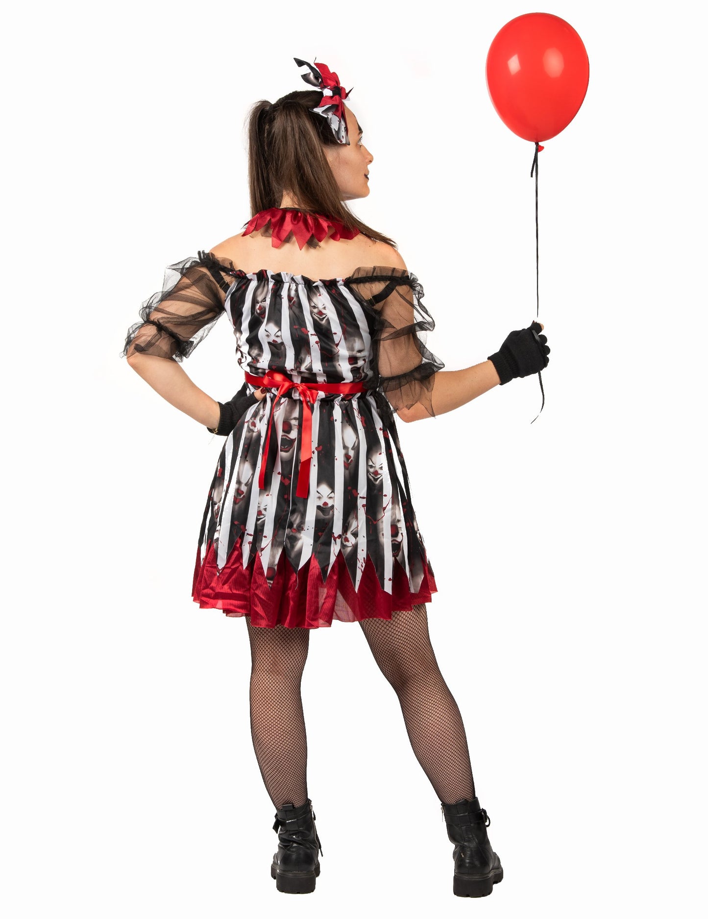 Női luxus őrült bohóc jelmez