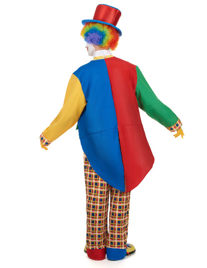 A férfi cirkusz bohóc álruhája