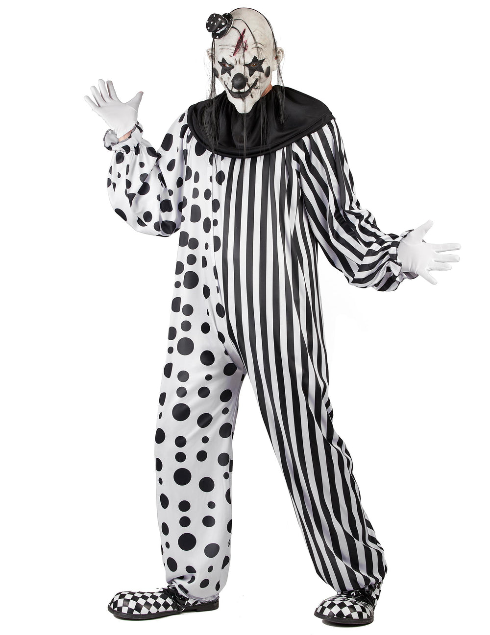 Vue d'ensemble du déguisement clown monstrueux