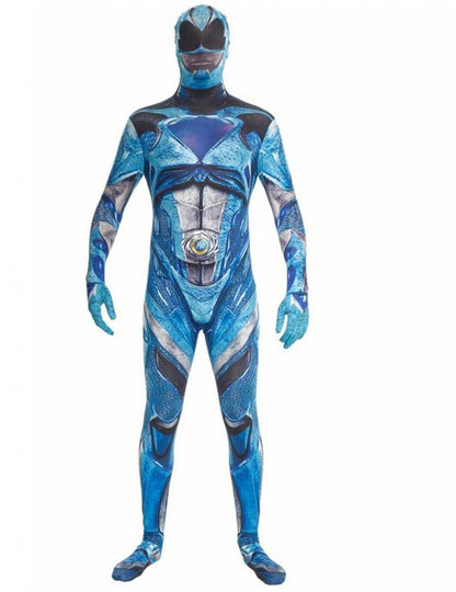 Kék kombináció álcázása Power Rangers Deluxe felnőttkori morfuiták