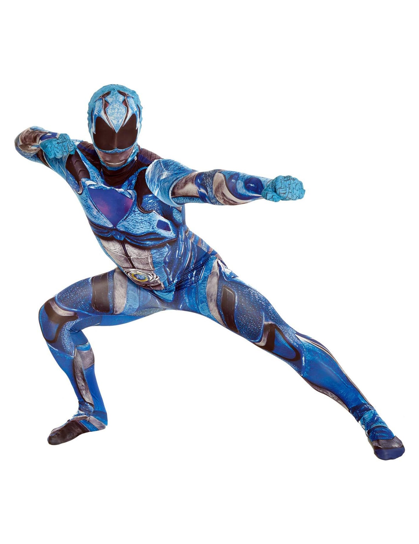 Kék kombináció álcázása Power Rangers Deluxe felnőttkori morfuiták
