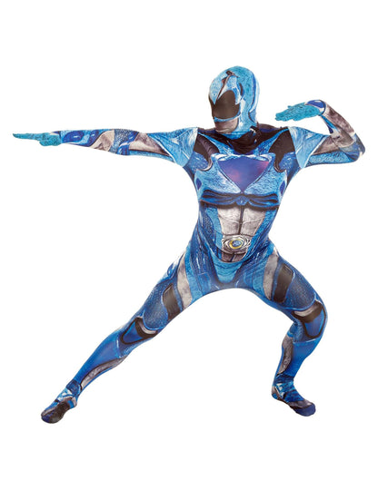 Kék kombináció álcázása Power Rangers Deluxe felnőttkori morfuiták