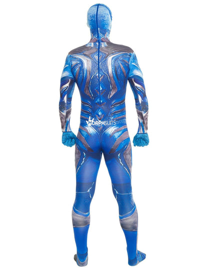 Power Rangers™ deluxe felnőtt Morphsuits™ kék overall jelmez 