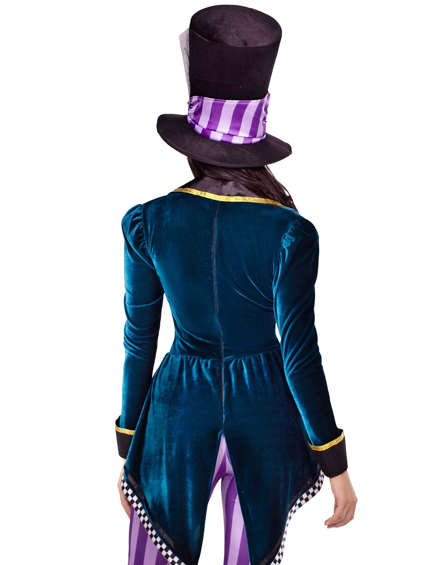 Női Szexi Őrült Kalapos Overall Jelmez