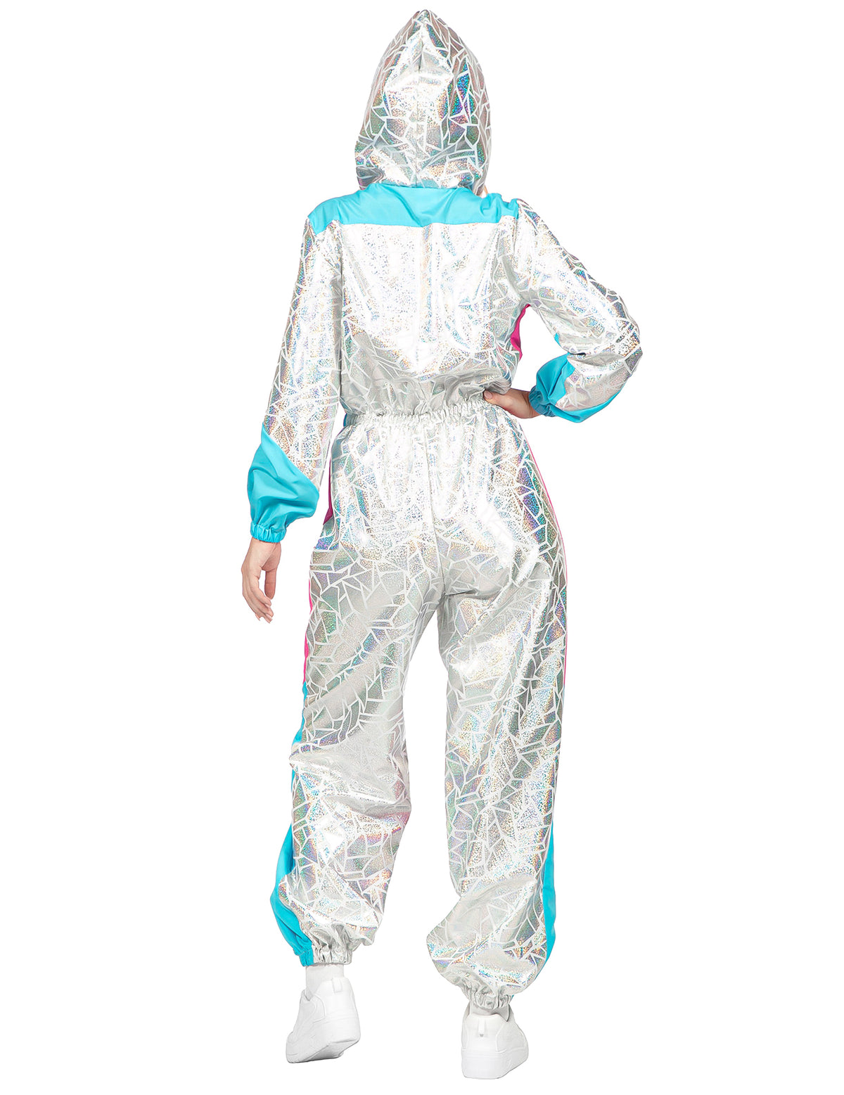 Luxus holografikus síoverál jelmez női