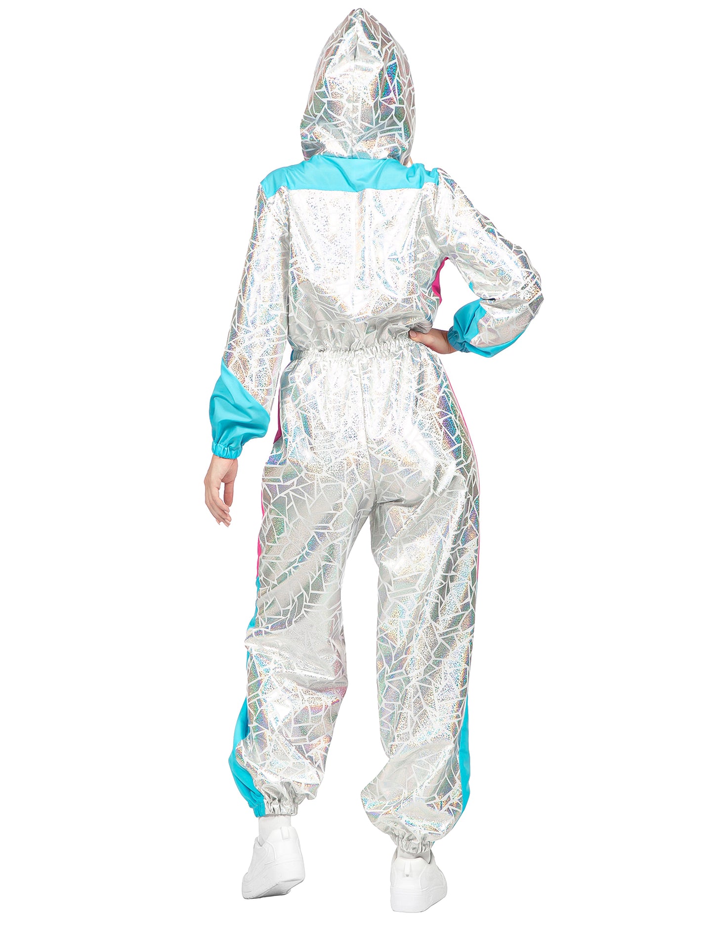 Luxus holografikus síoverál jelmez női