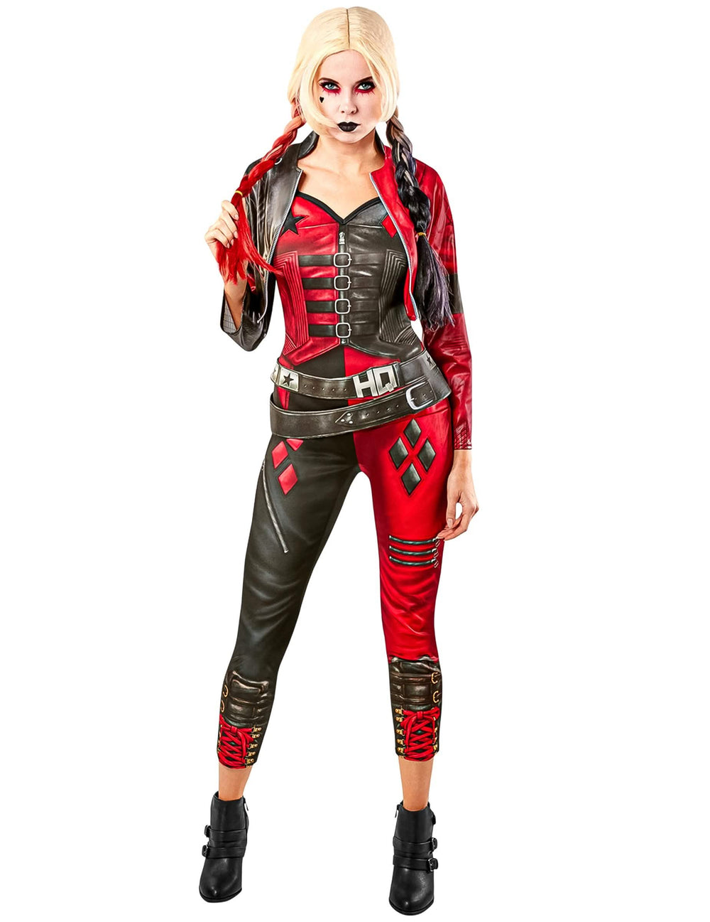 Harley Quinn Suicide Squad 2 női kombinés jelmez elölnézete