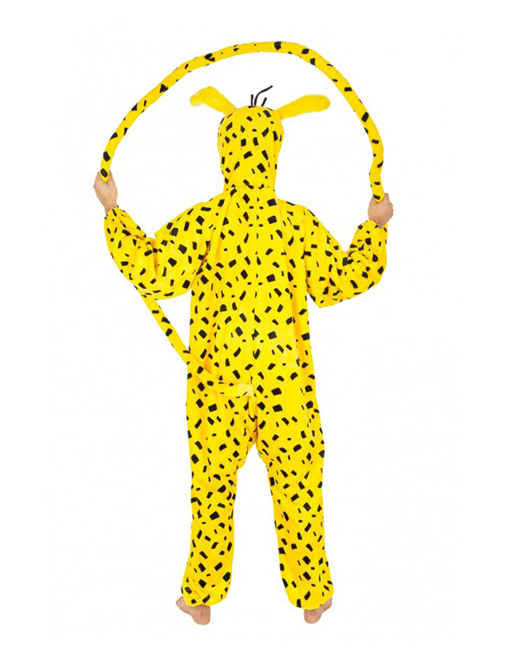 Marsupilami gyermek kombinés jelmez hátulnézete