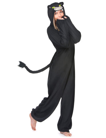 Fekete Párduc nő párduc kombinált jelmez