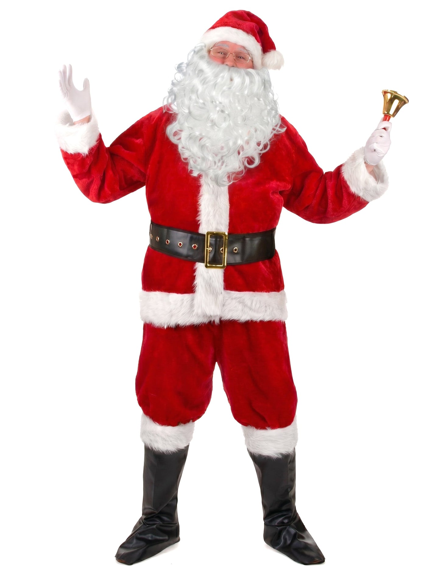 Déguisement complet Père Noël effet fourrure adulte