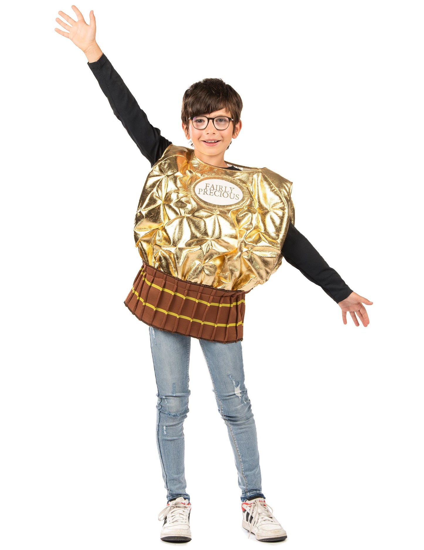 Gyermek arany cukorka jelmez