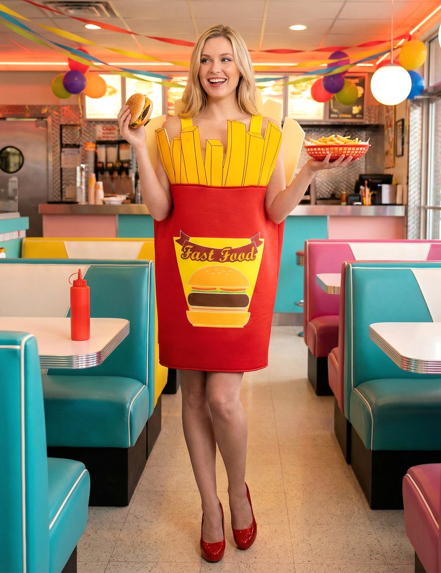 Felnőtt krumpli koron jelmez