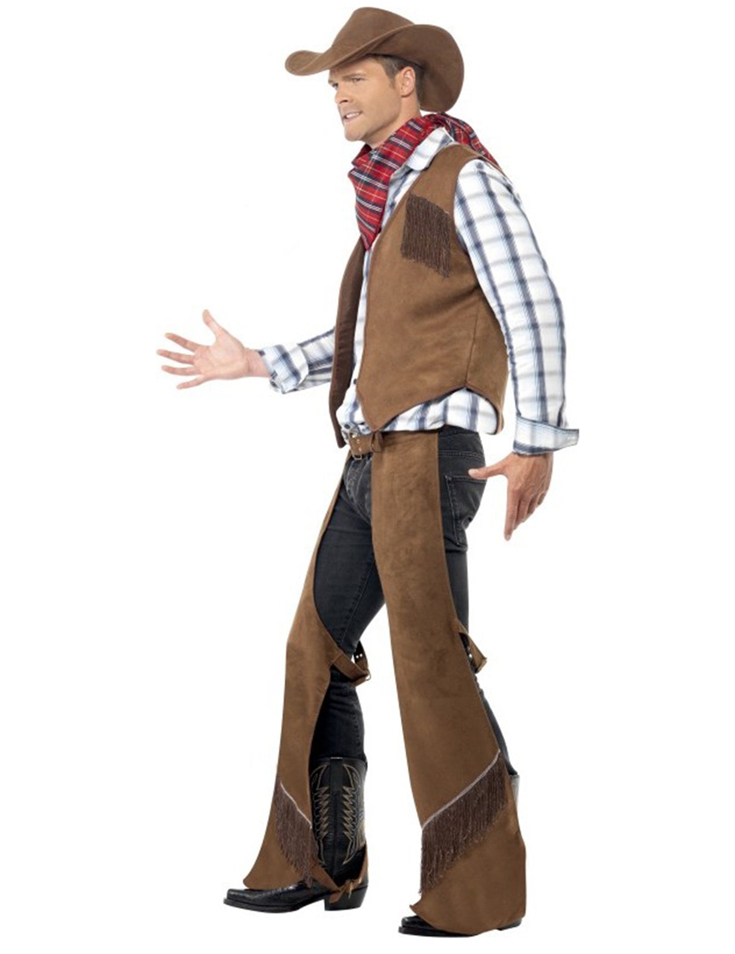 Cowboy álruhák férfi rojtokkal