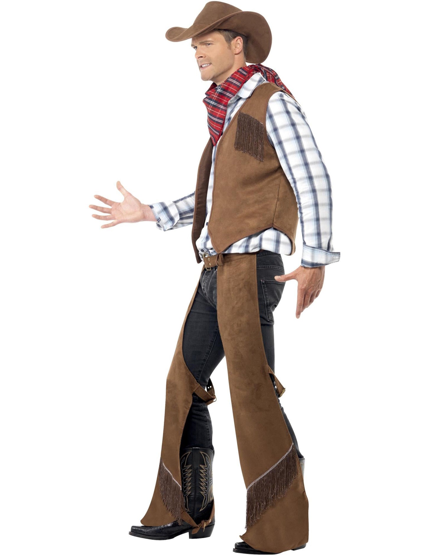 Cowboy álruhák férfi rojtokkal